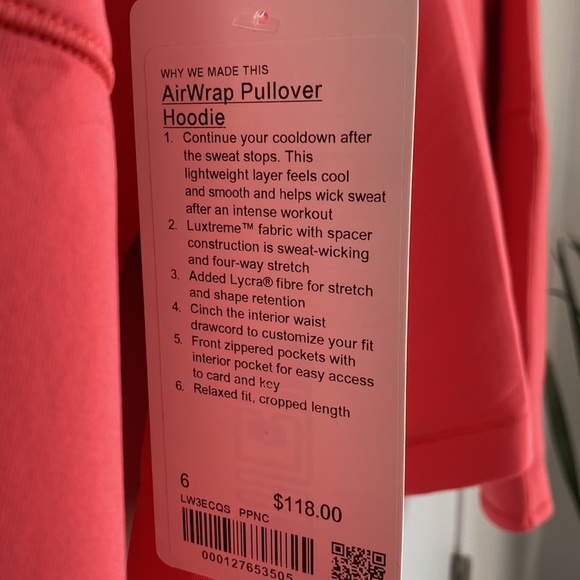 NWT Lululemon Airwrap hoodie - Picture 4 of 8